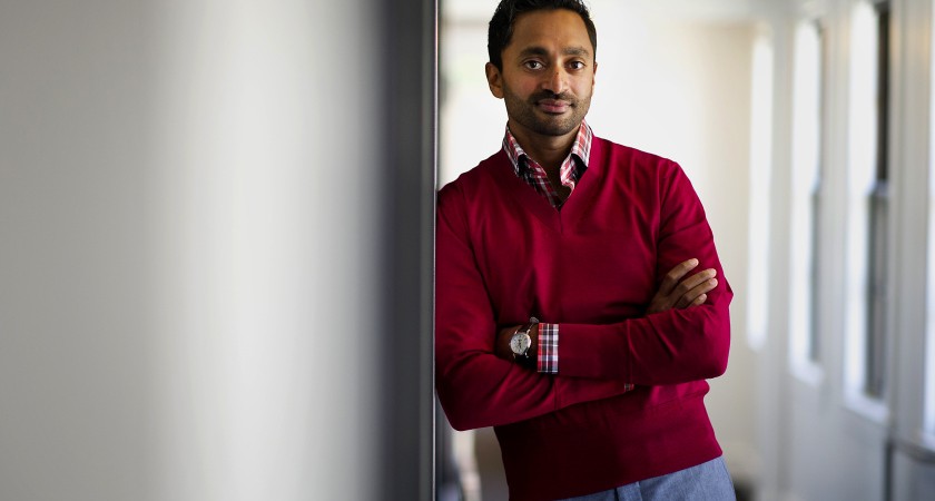 Chamath Palihapitiya, managing partner and founder of The Social+Capital Partnership, stands for a photograph after a Bloomberg West Television interview in San Francisco, California, U.S., on Tuesday, May 21, 2014. After a four-year career at Facebook Inc., where Palihapitiya worked on mobile products and expanded the company internationally, he left to form Social+Capital. Photographer: David Paul Morris/Bloomberg via Getty Images